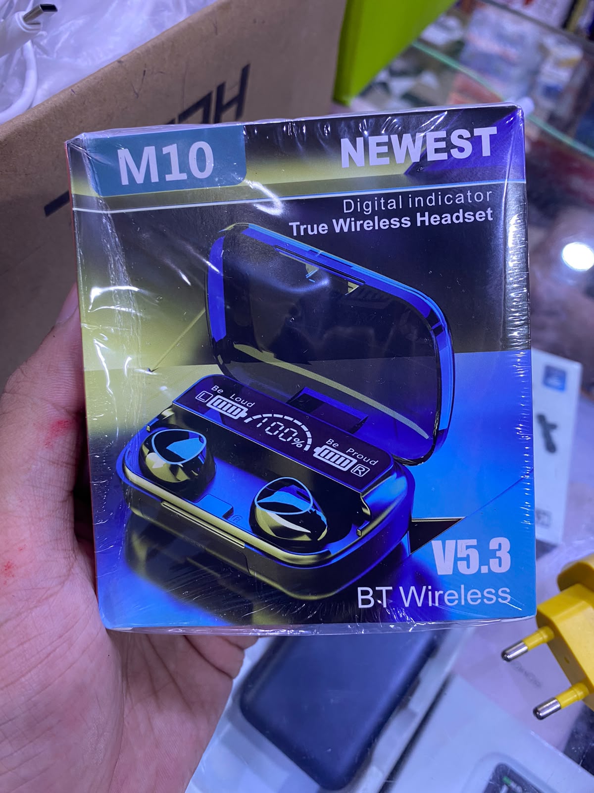 M10 Newest True Wireless Headset – Bluetooth V5.3 with Digital Display