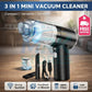 3-in-1 Portable Cordless Vacuum Cleaner – Compact Handheld Dust Cleaner with Removable Box